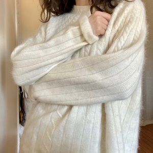 Like New Vintage Angora and Wool Sweater